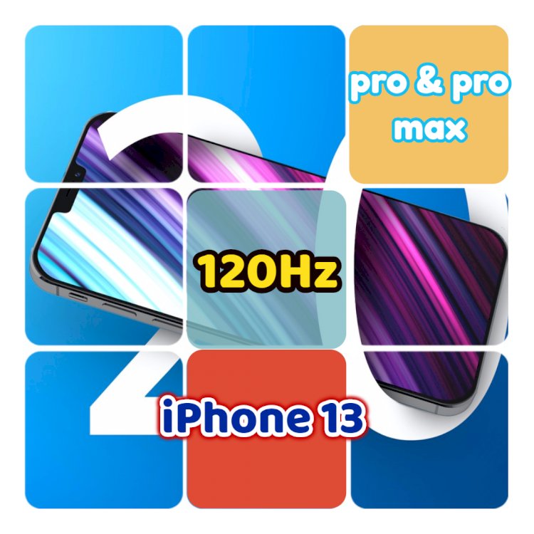 The iPhone 13 Pro series will support a high refresh rate of 120Hz