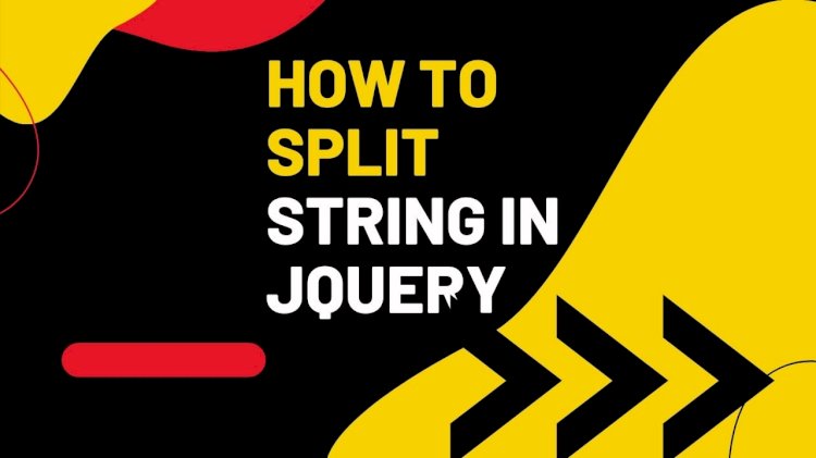 How to split a string in jQuery or JavaScript ?