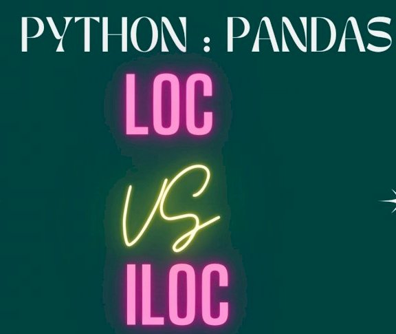 Difference between loc and iloc in Pandas